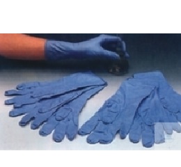 Disposable nitrile gloves, size 8.5-9.5 (L), powder-fr