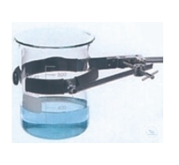Beaker clamps, chrome plated, length 400 mm,  opening 