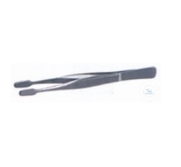 Forcep for micro slides, flat-end 6 mm, length: 105 mm