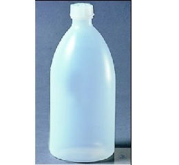 NARROW MOUTH,BOTTLES,PE,  TRANSPARENT 250 ML, GL 25,  