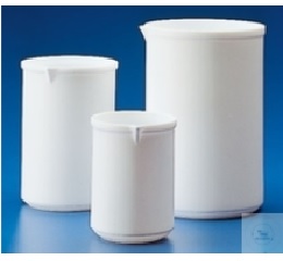 BEAKER, PTFE, HEAVY WALL, WITH SPOUT, 100 ML  