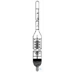 HYDROMETER,RANGE 12|A.P.I. IN 0,1| 60|F   W.THERMOM., L.380 MM, A.P.I.-NO. 54HH 62   SCALE +29 + 41,