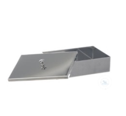 INSTRUMENT TRAY, STAINLESS STEEL,   WITH OVERLAPPING KNOBOVER, 300 X 200 X 50 MM  