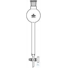 CHROMATOGRAPHIC-COLUMNS 15 ML,  W. RESERVOIR 250 ML, SOCKET ST 29/32,  ST-STOPCOCK W. SOLID PLUG,10 