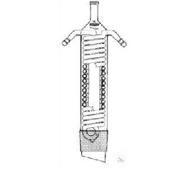 DIMROTH CONDENSER FOR SOXHLET 300-500 ML,  L. 250 MM, 