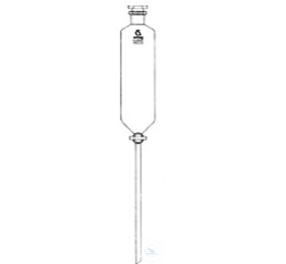 SEPARATORY FUNNEL, 1000 ML, CYL. UNGRAD.,   BOROS. GLA