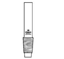 ST-CONES, FULL LENGTH, SKIRTED, ST 24/40  ?:22 MM, L:150 MM, W.TH.:1,8 MM    