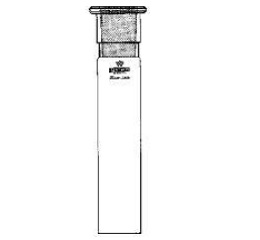 SOCKETS, CYLINDRICAL SHAPE,ST24/29, PRECISO  ?:28 MM,L:135 MM, W.TH.:2,0 MM, acc. to DIN 12249    