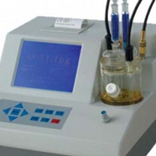 卡尔费休润滑油水分检测仪    煤焦油微量水份测定仪