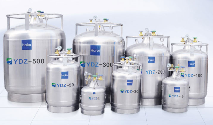 YDZ-5 低温储存型不锈钢液氮生物容器