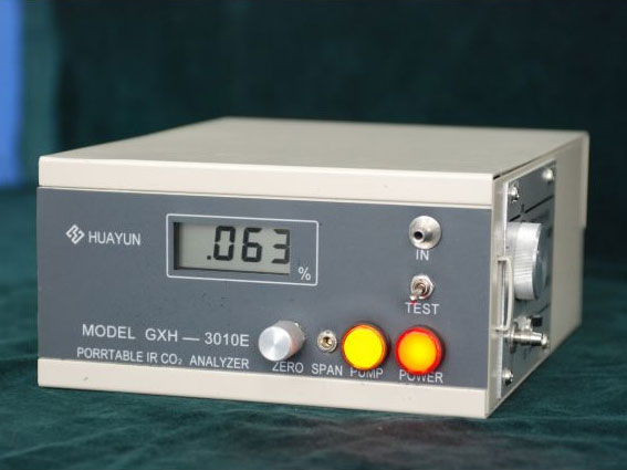 GXH-3010E(测量植物呼吸和土壤中CO2浓度)	便携式红外线CO2分析仪