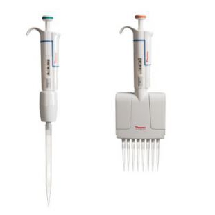 1-10μl微型管嘴 Finnpipette F1 8道手动可调移液器(整支消毒)