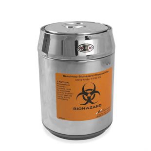美国SP BEL-ART台式生物危害处理罐，带运动传感器盖