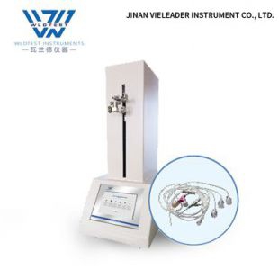 WY-012该测试仪采用PLC可编程控器、专用HY液晶触控屏、力值传感器、机载打印机等组成，中文菜单