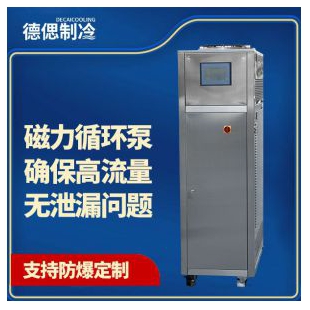 上海德偲100l双层玻璃反应釜配套高低温循环一体机