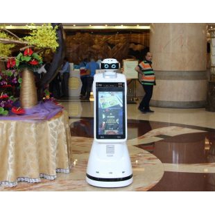 酒店大堂机器人，迎宾讲解机器人，服务迎宾机器人