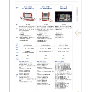 北京修睦DYCZ-20F型DNA序列分析电泳仪