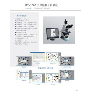北京修睦BT-1600图像颗粒分析系统