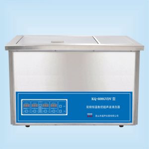 台式双频恒温数控超声波清洗机KQ-600/700GVDV型超声波清洗机