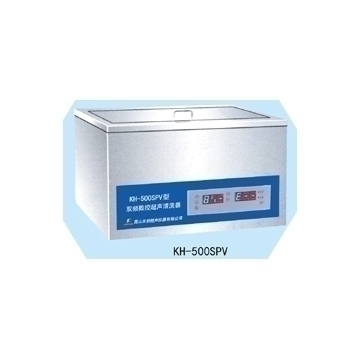 昆山禾创台式双频数控超声波清洗器KH-500SPV