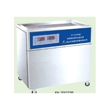 昆山禾创单槽式高频数控超声波清洗器KH-3000TDE