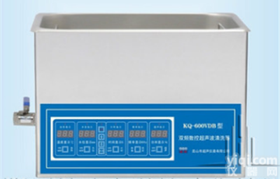 昆山舒美台式数控双频超声波清洗器 600W