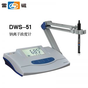 上海雷磁DWS-51型钠离子浓度计数显钠离子测定仪LCD段码式液晶