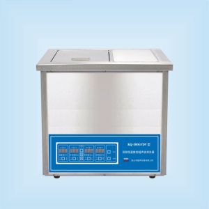 台式双频恒温数控超声波清洗机KQ-300/400GVDV型超声波清洗机