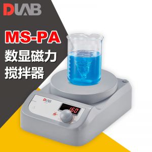 DLAB/大龙MS-PA数显5寸圆盘磁力搅拌器阻燃塑料盘面磁力搅拌机