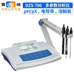上海雷磁多参数水质分析仪DZS-706型电导率仪ph计ORP计溶解氧仪