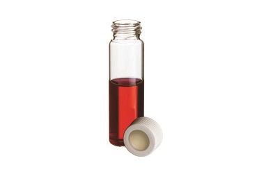 20mL EPA样品瓶，实心盖，棕色 vial, 20mL EPA/VOA w/sld cap amb GL 72/pk