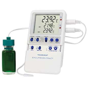 Traceable Excursion-Trac™ Data Logging Thermometer with Calibration; 1 Bottle/1 Bullet™ Probe
