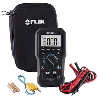Flir DM64 HVAC TRMS Digital Multimeter with Non-Contact Voltage and Temperature