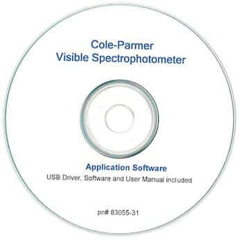 Cole-Parmer Visible Spectrophotometer Software
