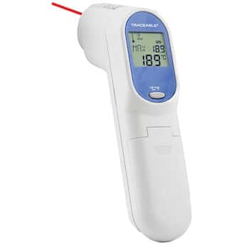 Traceable IR Gun Thermometer with Laser and Calibration