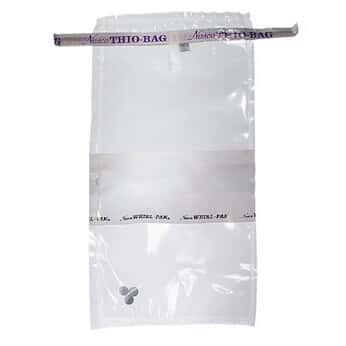 Whirl-Pak B01065WA Sterile Sampling Bag with White Labeling Area, 18 oz; 500/Bx