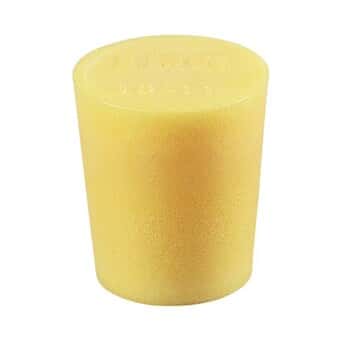 Cole-Parmer 纯色硅胶瓶塞, 标准尺寸 6.5, 黄色; 10 个/袋