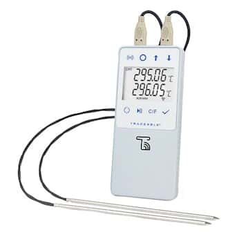 Traceable High-Temperature Wi-Fi Data Logger Compatible with TraceableLIVE® Cloud Service; 2 Probes