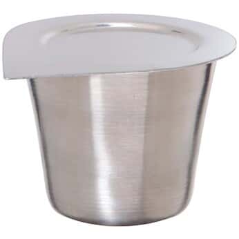 Cole-Parmer Stainless Steel Crucible with Cover, 20 mL