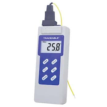 Traceable Waterproof Type K Thermometer with Calibration