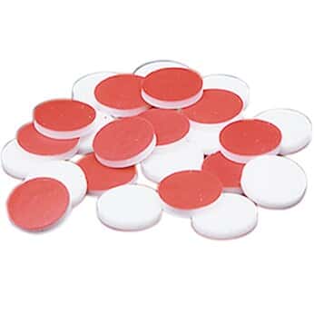Cole-Parmer Seals for Screw Thread Closure, PTFE/Red R