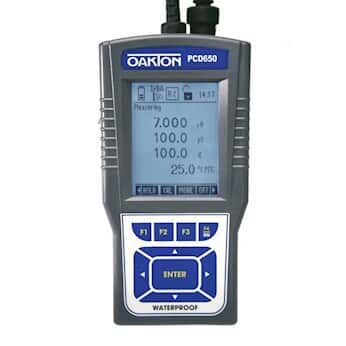Oakton PCD 650 Waterproof Multiparameter Meter and Probes