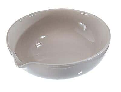 CoorsTek 60233 Porcelain Shallow-Form Evaporating Dish