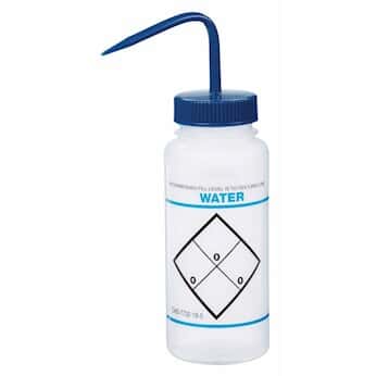 Scienceware 11646-0631 Safety Labeled Wash Bottle, deionized water
