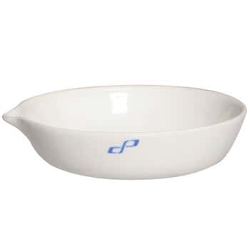 Cole-Parmer Evaporating Dish, porcelain, flat form, 20