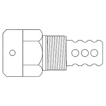 Cole-Parmer Twist-Lock Adapter without Guard, 1
