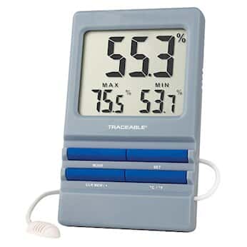 Traceable Thermohygrometer with Alarm and Calibration; External Sensor