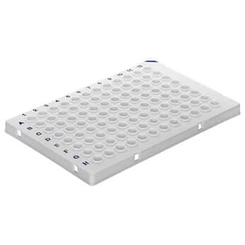 PCRmax qPCR Plate 96-Well white, low profile, half ski