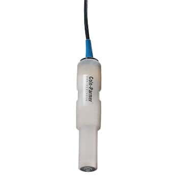 Oakton by Cole-Parmer® Self-Cleaning Flat Surface ORP Probe, DJ/Ryton/Pt/10'/BNC