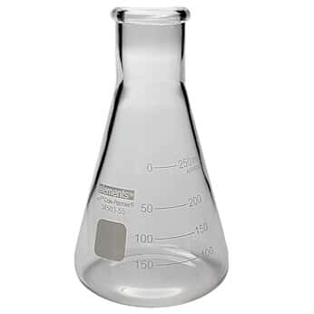 Cole-Parmer elements Plus Glass Erlenmeyer Flask, 250 mL, 8/pk
